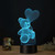 LED 3D Night Light Decorative Desk Lamp for Kid Room Bedroom Xmas Birthday Gifts