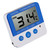 Digital Fridge Thermometer with Alarm and Max Min Temperature Easy to Read LCD Display Digital Refrigerator Freezer Thermometer for Indoor Outdoor
