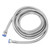 118in Shower Hose Explosion Proof Hot Cold Use Stainless Steel Shower Hose Extra Long for Bathroom