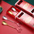 2pcs/set Deer Head Shape Stainless Steel Stirring Spoon Christmas Elk Coffee Dessert Spoon