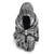 Ghoul Resin Ornament with Light for Home Garden Backyard Halloween Party Decoration