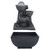 LED Illuminated Tabletop Waterfall Flowing Water Fountains with Ball for Home Office Feng Shui DecorationUS Plug 110V