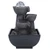 LED Illuminated Tabletop Waterfall Flowing Water Fountains with Ball for Home Office Feng Shui DecorationUS Plug 110V