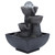 LED Illuminated Tabletop Waterfall Flowing Water Fountains with Ball for Home Office Feng Shui DecorationUS Plug 110V