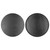 Round Wooden Food Fruit Serving Tray Service Plate for Home Kitchen Hotel Use Black30cm
