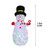 1.8m Christmas Yard Decoration Rotating Colorful Lights Inflatable Snowman Model