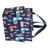 Tote Lunch Bag Reusable Insulated High Capacity for Men Women Work Picnic Commuting Dark Blue Alpaca