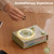 Wireless BT Speaker Aroma Desktop Record Player Speaker LED Night Light with 10ml Essential Oil for Home Office Bedroom Decor