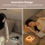 Wireless BT Speaker Aroma Desktop Record Player Speaker LED Night Light with 10ml Essential Oil for Home Office Bedroom Decor