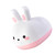 Cartoon Rabbit Tissue Box Creative Cute Toothpick Cotton Swab Box Multifunctional Tissue Organizer White