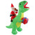 Christmas Dinosaur Inflatable Decoration Cute Funny Built in LED Lights Blow Up Xmas Yard Decorations 100‑240V UK Plug