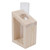 Tube Glass Vase Hydroponic Glass Vase with Wooden Stand Desktop Hydroponic Plant Glass Container