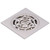 Brushed Shower Floor Drain Copper Floor Strainer for Kitchen Bathroom Balcony Supplies