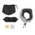 Neck Pillow Memory Foam Slow Rebound U Shaped Head Rest Cushion Travel Pillow with Eye Patch Ear Plugs for Airplane Car Sleeping Dark Grey