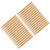 30 Pairs Wooden Chopsticks Set Anti Slip Reusable Lightweight Dining Chinese Chopsticks for Noodles