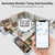 WiFi Temperature Humidity Monitor Smart Temperature & Humidity Sensor Meter with LCD Screen Digital Indoor Hygrometer Thermometer
