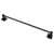 Household Black Wall Hanging Space Aluminum Towel Storage Rack Shelf Hanger Bathroom Accessory
