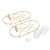 2Pcs Wall Mounted Candle Holder Iron Glass Sconces Decoration Accessories for Living Room Bedroom Gold