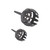 10 Pieces Bonsai Fertilizer Box Automatic Planting Fertilizers Baskets Plastic Claw Shaped Fertilization Control Container