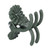 100Pcs Plant Clip Beautiful Chrysanthemum Shape Garden Flower Stems Fixing Support Clips ToolWithout Pin in Clip