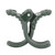 100Pcs Plant Clip Beautiful Chrysanthemum Shape Garden Flower Stems Fixing Support Clips ToolWithout Pin in Clip