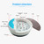 9 Eggs Incubator with Temperature Display, Egg Candler Light and Touchscreen, Chick Cozy Incubator with Removable Tray for Hatching Chicken Quail Duck Eggs