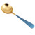 5Pcs Stainless Steel Soup Spoons Children Spoon Tablespoon Cutlery Household Kitchen SuppliesBlue