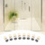 8pcs Brass ABS Sliding Glass Shower Door Rollers Runners Pulleys Bathroom Doors Hardware (25mm)