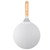 Pizza Paddle 10in Pizza Spatula with Wood Handle Round Stainless Steel Comfortable Grip Pizza Accessory for Baking