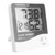 Indoor Thermometer High Accuracy with Large Screen Alarm Clock Function Digital Hygrometer for Home Bedroom