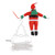 LED Christmas Lights Decorative Ladder Lights with Father Christmas Figure for Indoor Outdoors Window Garden Party EU Plug 220V
