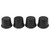 4Pcs Height Adjustable Furniture Riser Wear Resistant Non Slip Furniture Pads for Coffee Machine Sofa Black