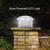Solar Powered LED Light Lamp for Garden Path Courtyard