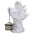 Witch Lantern Ornament Resin Cutout Design Hand Crafted Waterproof Halloween Ornament