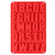 DIY Rectangular Alphabet Silicone Cake Mold Non-Stick Ice Tray Kitchen Baking Tool for Bakery