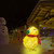 Chick with Scarf Decor Lights Yellow Chick Flat Garden Sculpture Chick Ornaments for Lawn Yard Christmas Holiday Decorations
