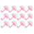 12Pcs Umbrella Shape Candy Box Plastic Candy Case Container Wedding Decoration Party SuppliesPink