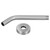 Shower Head Arm Stainless Steel Round Concealed NPT Shower Head Extension Tube for Toilet Bathroom8 Inch US Standard (Brushed)