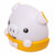 2.5W Remote Control Night Light Up and Down Lighting Cute Piggy Bedside Night Light with Switch White Light