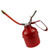 Manual Oiler Can Iron Red Lever Style Lubrication Oiling Can Flexible Hose Oil Can Pump 400ml