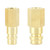 R134A Air Conditioner Connector 1/4 in SAE Adapter R134A Air Conditioner Connector for Refrigerant System