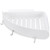 Bathroom Shelf Organizer No Punching Corner Shelf Shampoo Holder Storage Rack with Hook(White )