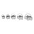 5PCS Cookie Cutter Set Stainless Steel Stars Shaped Biscuit Cutter Molds for Home Cake Kitchen
