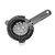 Cocktail Strainer Stainless Steel Gorgeous Glossy Bartending Ice Strainer for Bar Bartender Plated Black