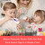 Easter Eggs Decorations White Easter Eggs with Hanging Rope Easter DIY Craft Paint for Decoration and Gift