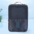 Travel Shoe Bags Holding 3 Pair Shoes Packing Organizers Double Layer Zipper Pouch Waterproof Large Capacity Storage Bags Navy Blue