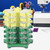 30PCS Transparent Embroidery Bobbins Tower Storage Rotatory Collection Shelf Collecting Clip