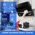 2500W High Pressure Steam Cleaner High Temperature Pressurized Steam Cleaning Machine 1100ml 3 Bar Portable Handheld Steam Cleaners with 3 Brush Heads for Home Use Car Detailing