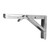 2Pcs Stainless Steel Triangular Folding Bracket Wall Shelf Support Heavy Duty Fixing Bracket