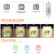 LED Grow Light Full Spectrum 10W 2H/4H/8H Timer 4 Dimmable Levels Plant Lights for Indoor Plants Flower Seedlings Vegetable Pepper Hanging Growing Lamps